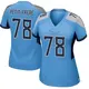 Game Light Blue Women's Nicholas Petit-Frere Tennessee Titans Jersey