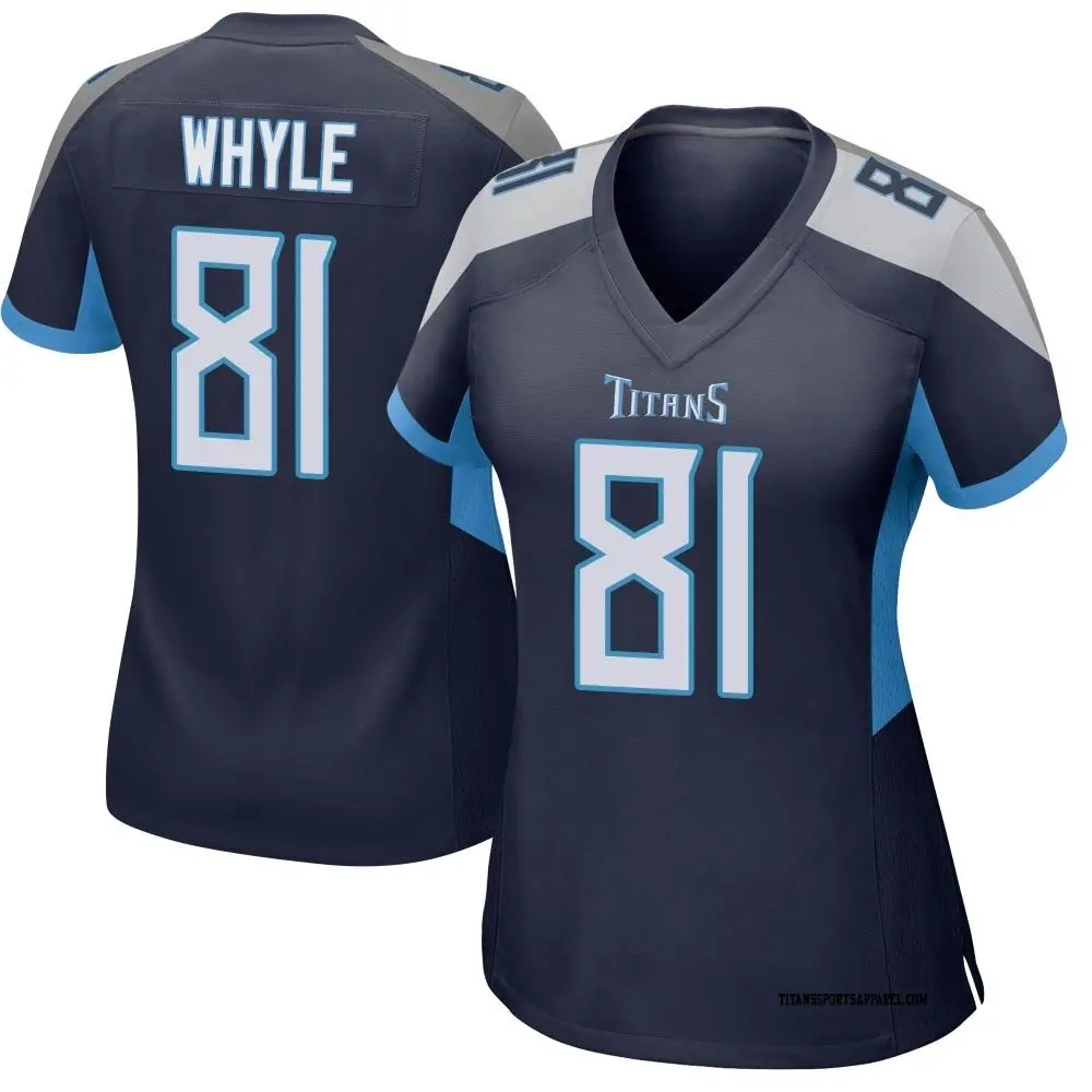 Game Navy Women's Josh Whyle Tennessee Titans Jersey