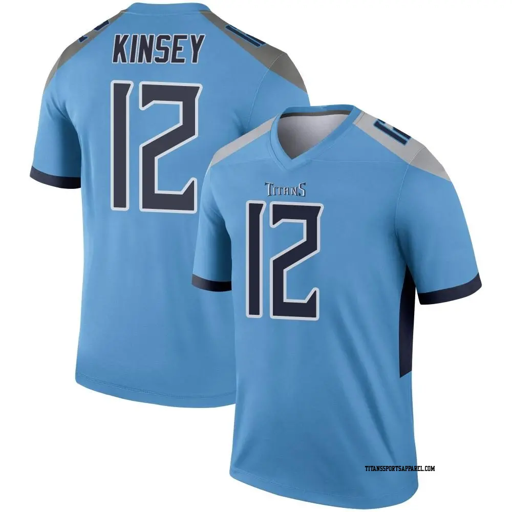 Legend Light Blue Men's Mason Kinsey Tennessee Titans Jersey