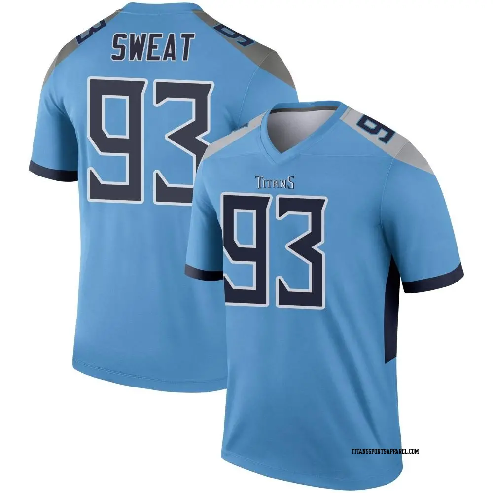 Legend Light Blue Men's T'Vondre Sweat Tennessee Titans Jersey