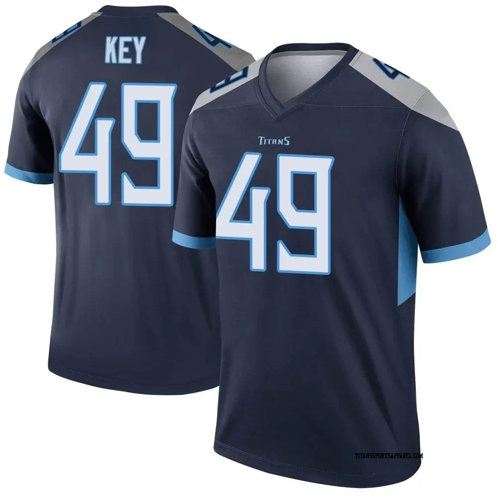 Legend Navy Youth Arden Key Tennessee Titans Jersey