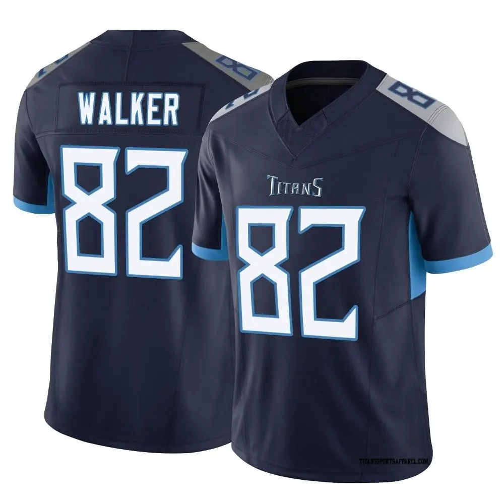 Limited Navy Youth Delanie Walker Tennessee Titans Vapor F.U.S.E. Jersey